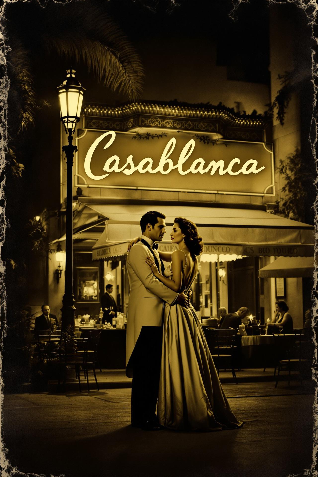 卡萨布兰卡 (1942) - 影视工场 卡萨布兰卡 - Casablanca 影视工场经典影片海报